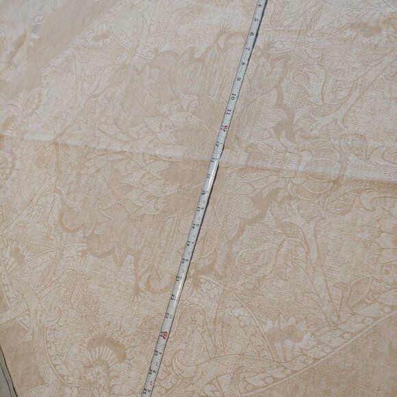 Williams Sonoma Jacquard Cotton Linen Blend Tablecloth 67x103 RUSSIA - Picture 9 of 10